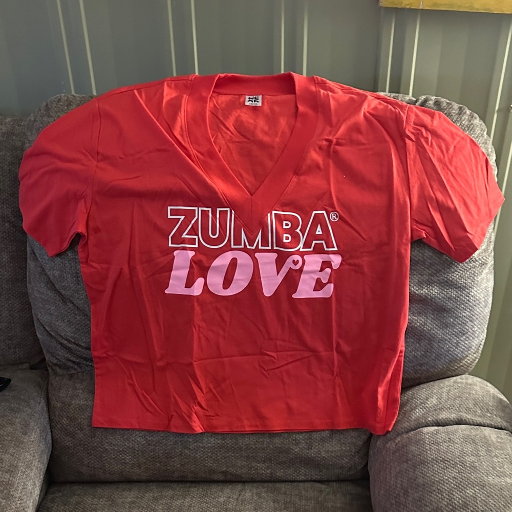 Zumba Fitness Vibrant Red Tee